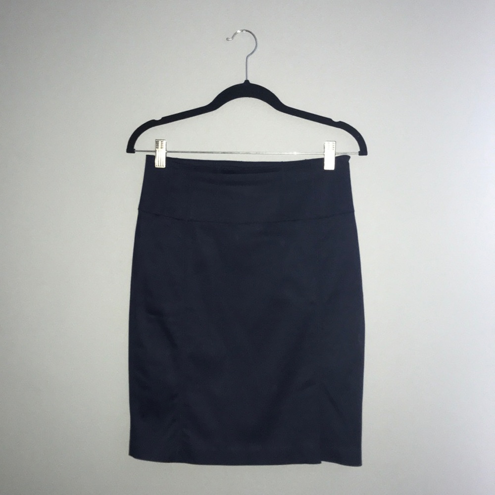 NWOT ESPRIT Navy Blue Sleek Pencil Skirt